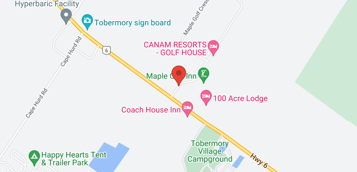 map of LOT 9 MAPLE GOLF CRESCENT